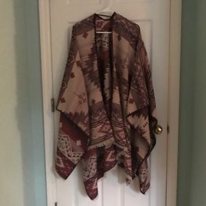 Pink/White Kimono Sweater